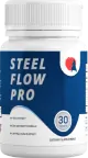 One bottle of Steel Flow Pro capsules